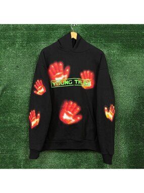 Young Thug UY Scuti Hip-Hop Oversized Hoodie Size Medium